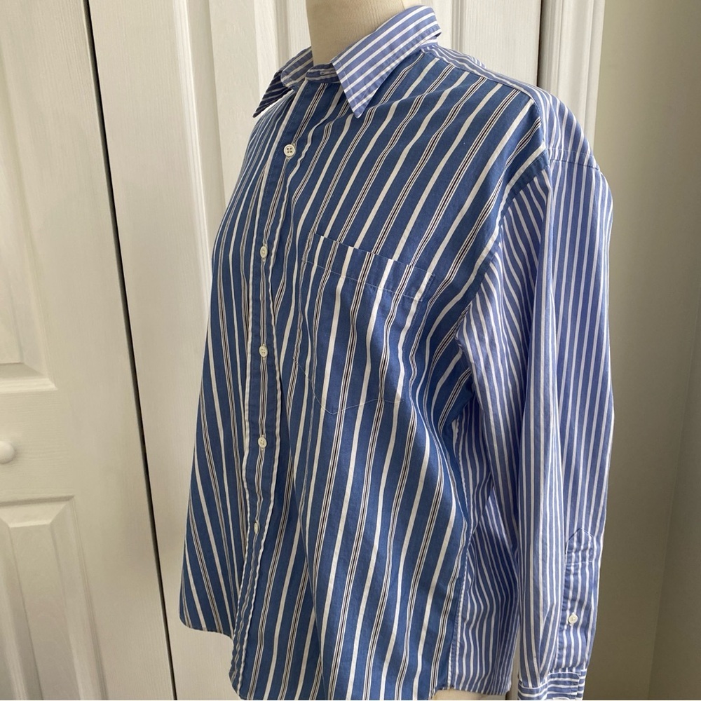 Ralph Lauren Blue Label Striped Button Down Shirt True Vintage 1990s - Picture 8 of 13